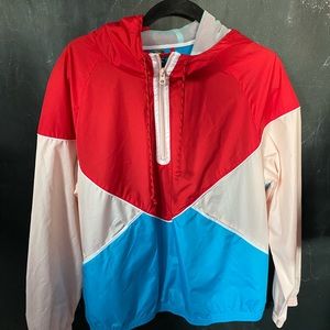 Multicolor windbreaker